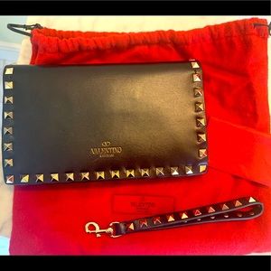Valentino Rockstud clutch.